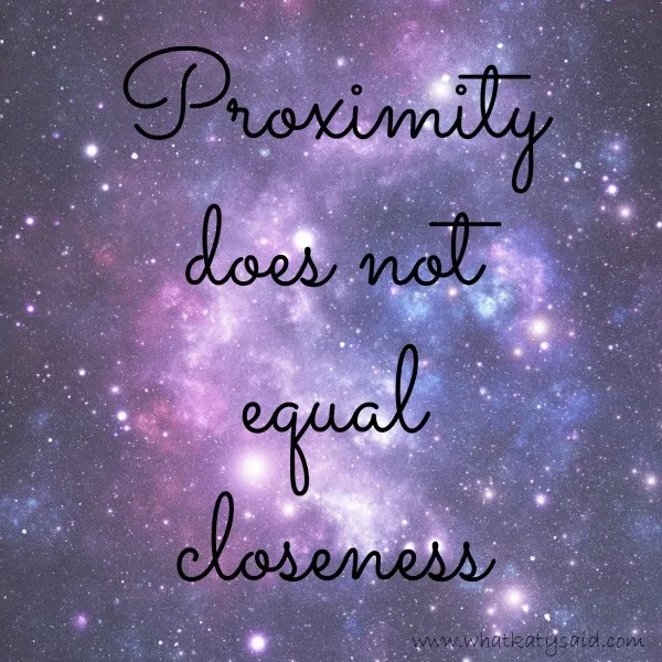 proximity