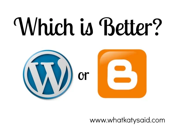 wordpress or blogger