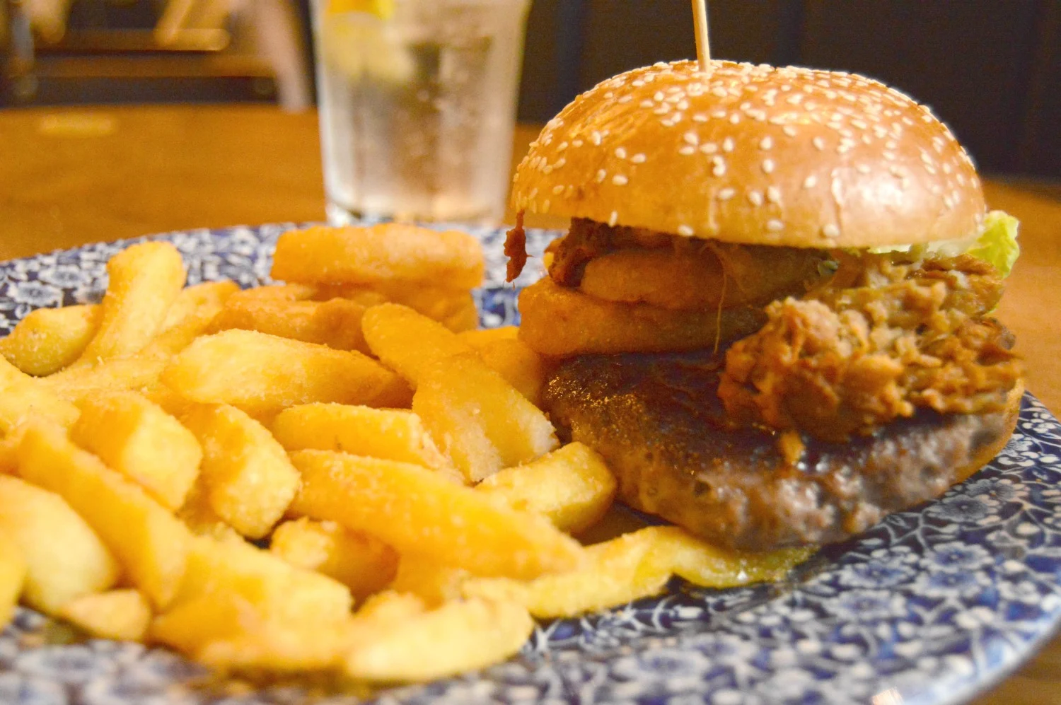 pulled pork burger