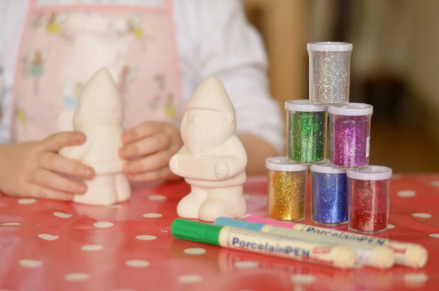Glitter and Porcelain pens