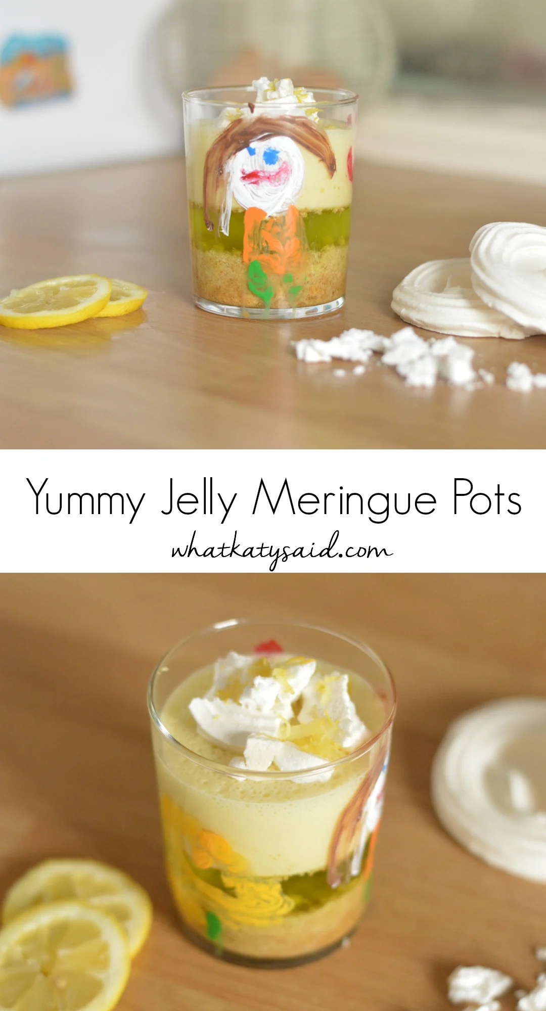 Jelly Meringue pots