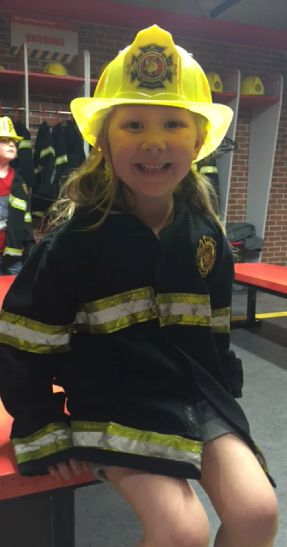Kidzania firefighter