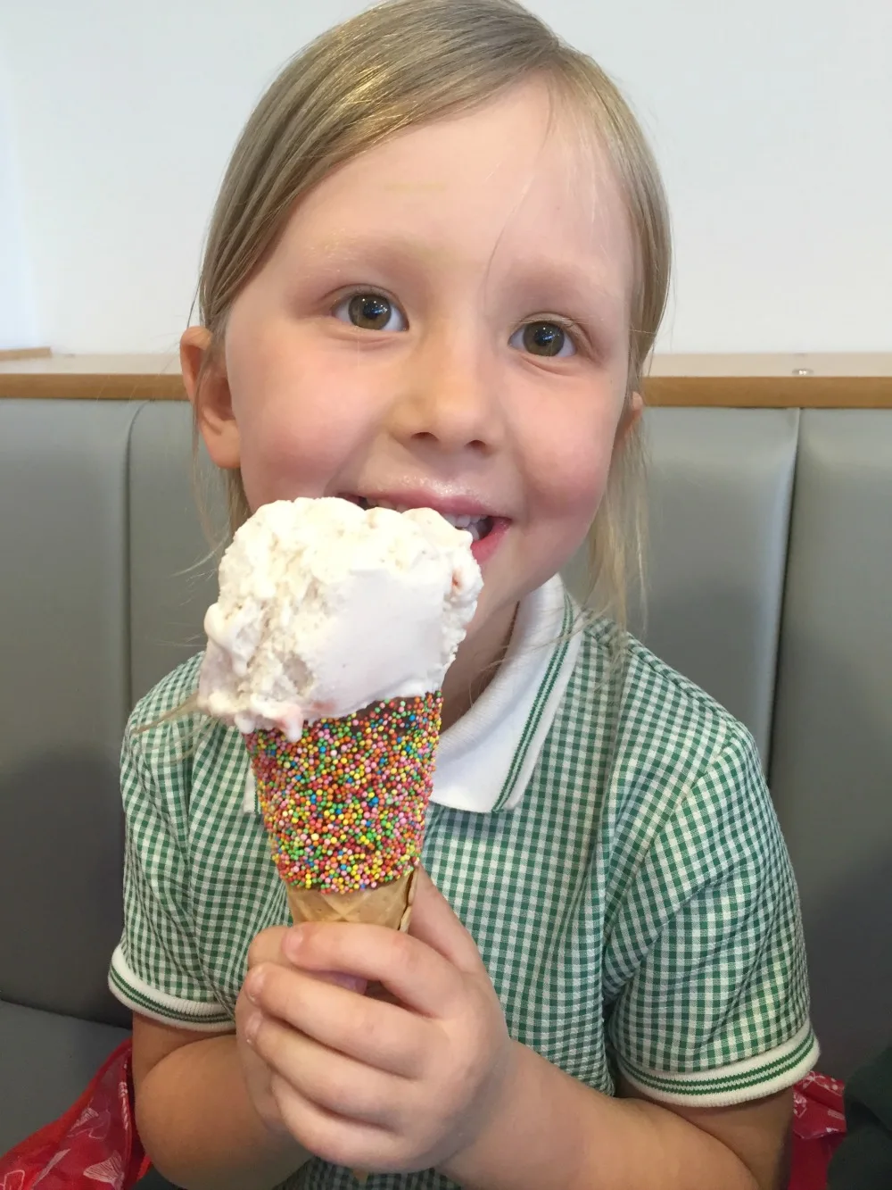 G and her icecream