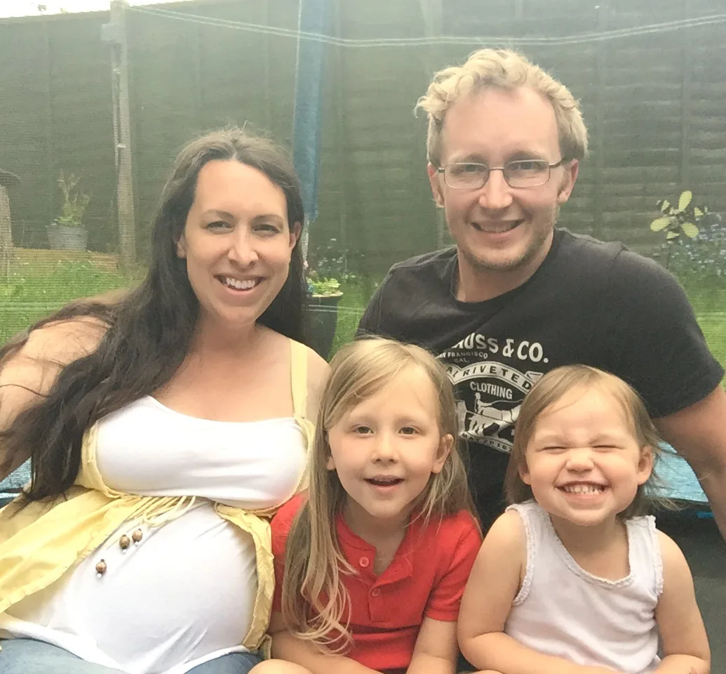 me and mine may 2016 on the trampoline