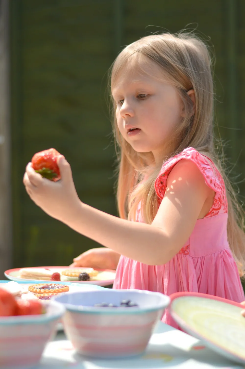 strawberries for lunch