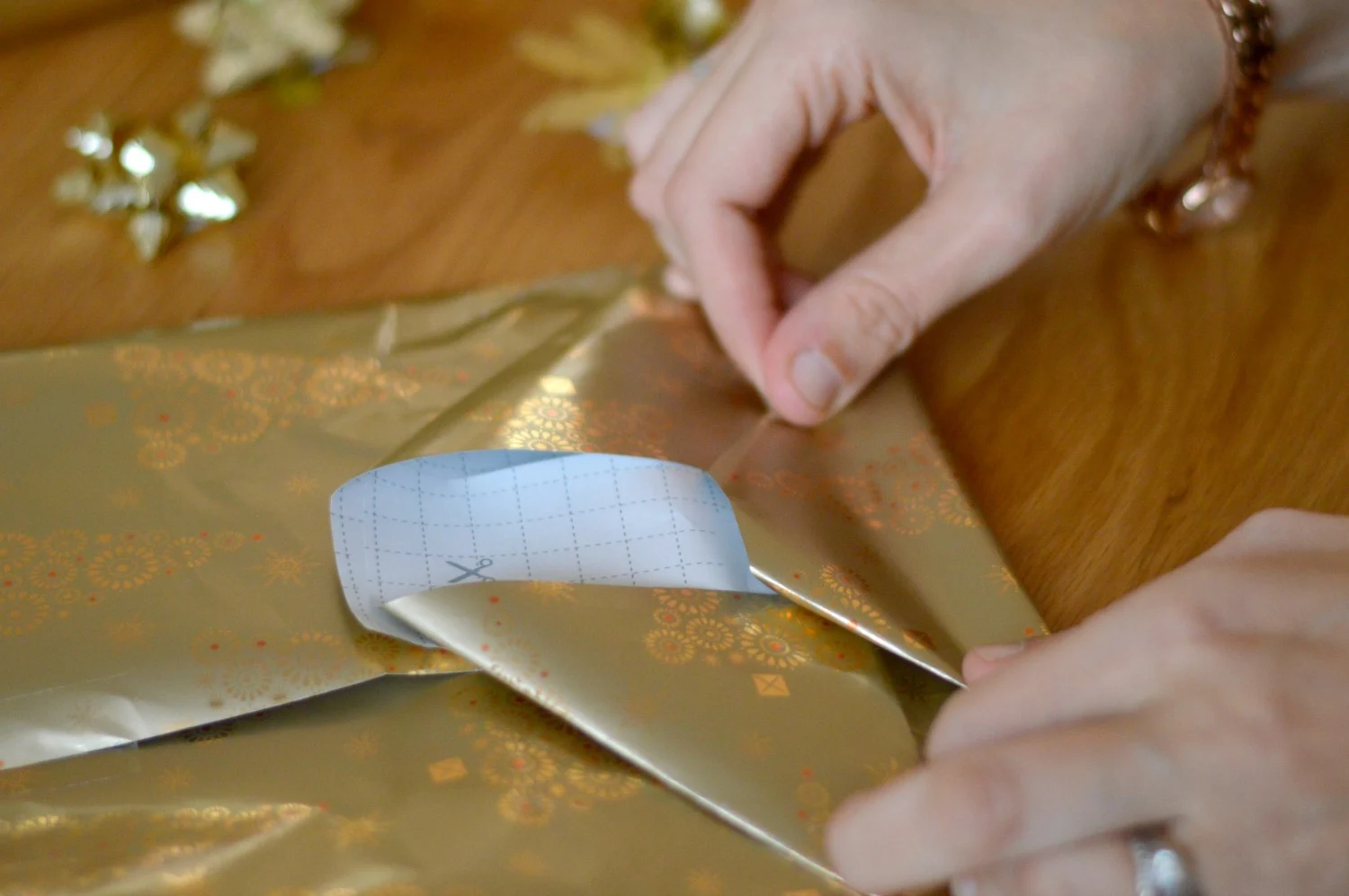 making the bag bottom