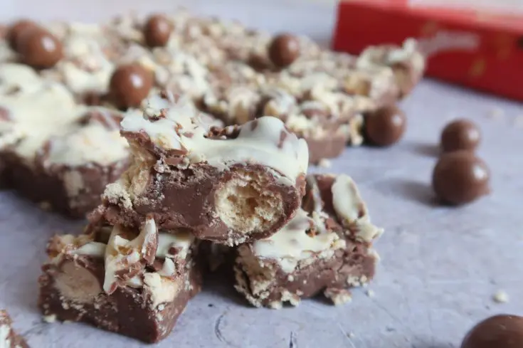 Microwave Malteser Fudge