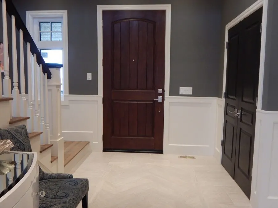 tidy hallway in a house