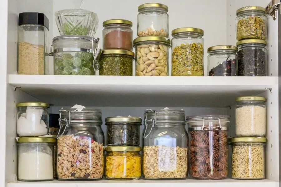 pantry full of jars
