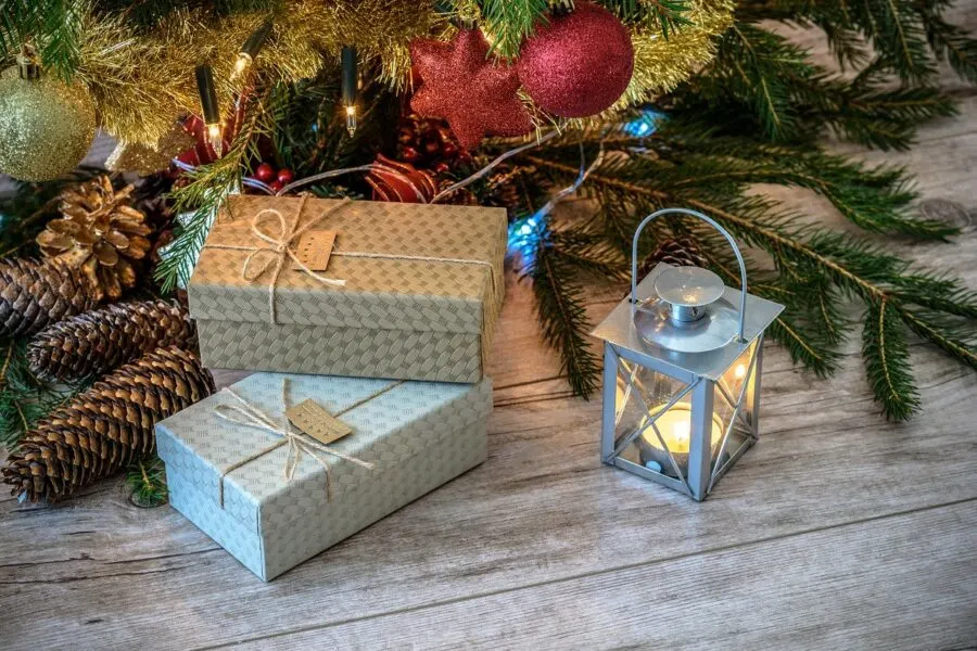 presents under the tree