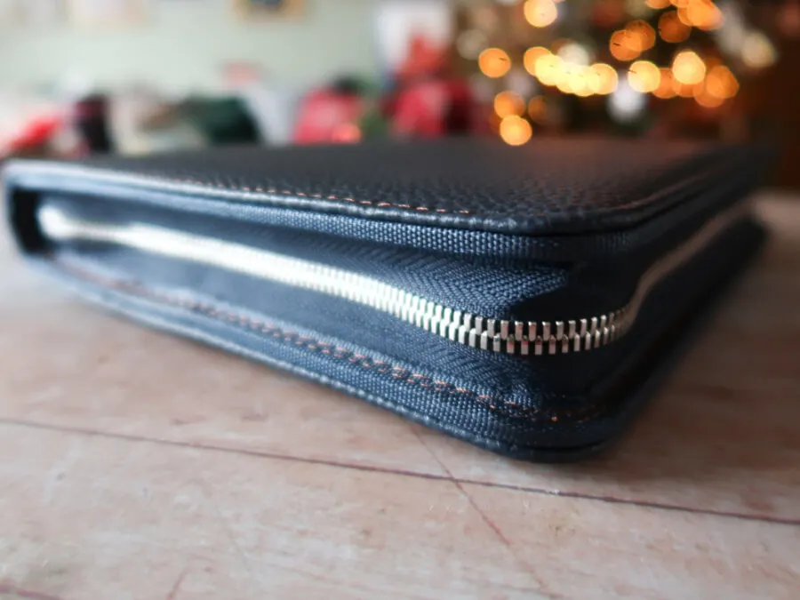 zipped planner cover