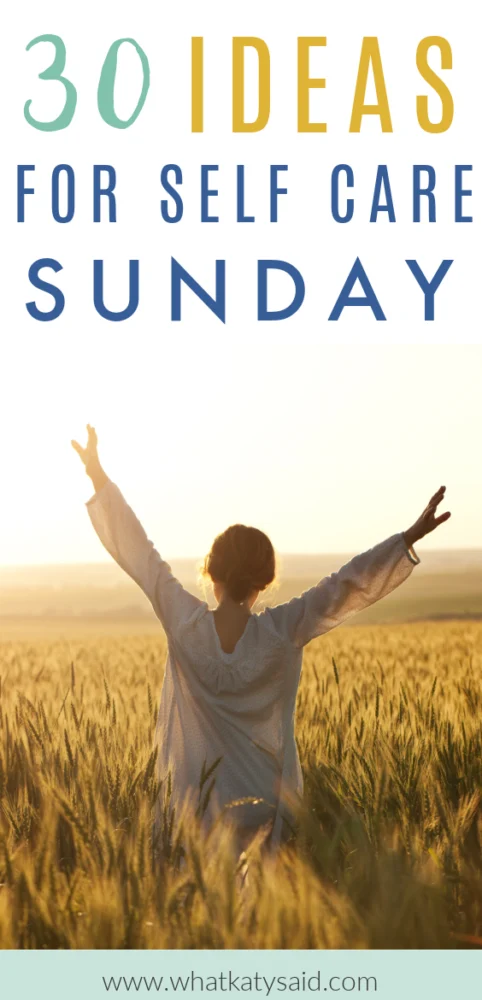 self care sunday ideas for mums