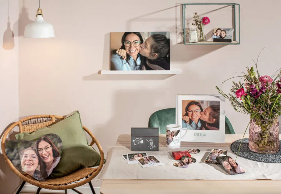 selection of photo gift ideas