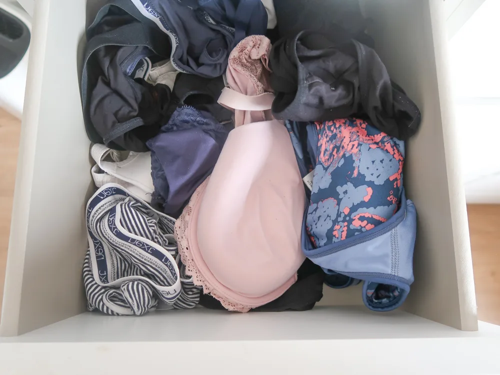 messy drawer