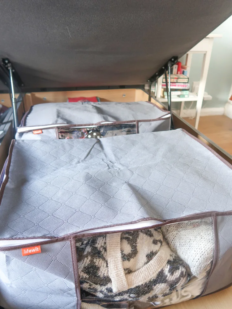 under bed storage boxes