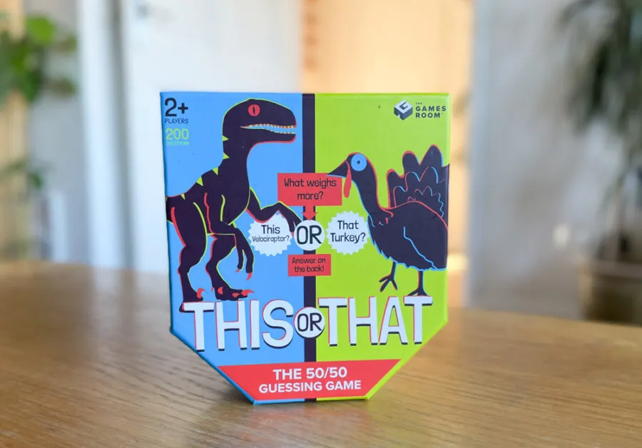 This or That Guessing Game Box