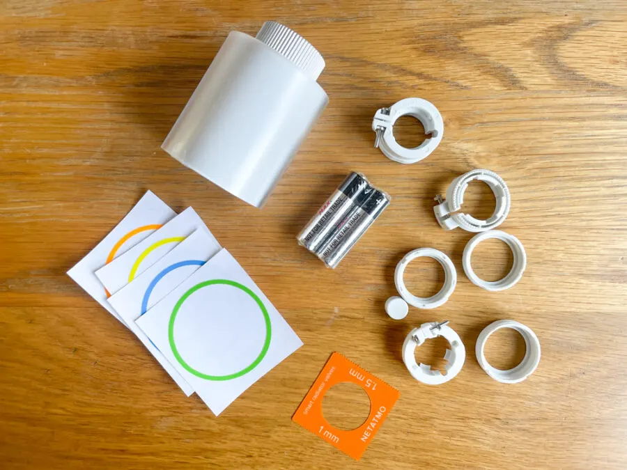 Netatmo Smart radiator valve contents