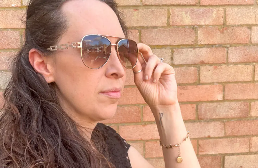 Woman in sunglasses