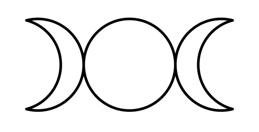 triple goddess symbol