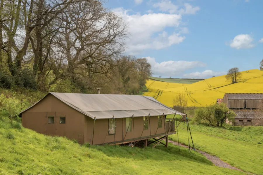safari tent devon