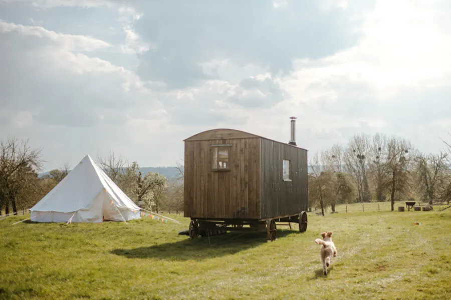 shepherd's hut Herefordshire