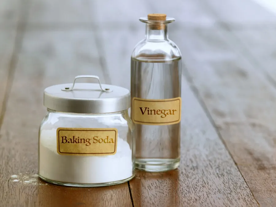 vinegar and baking soda