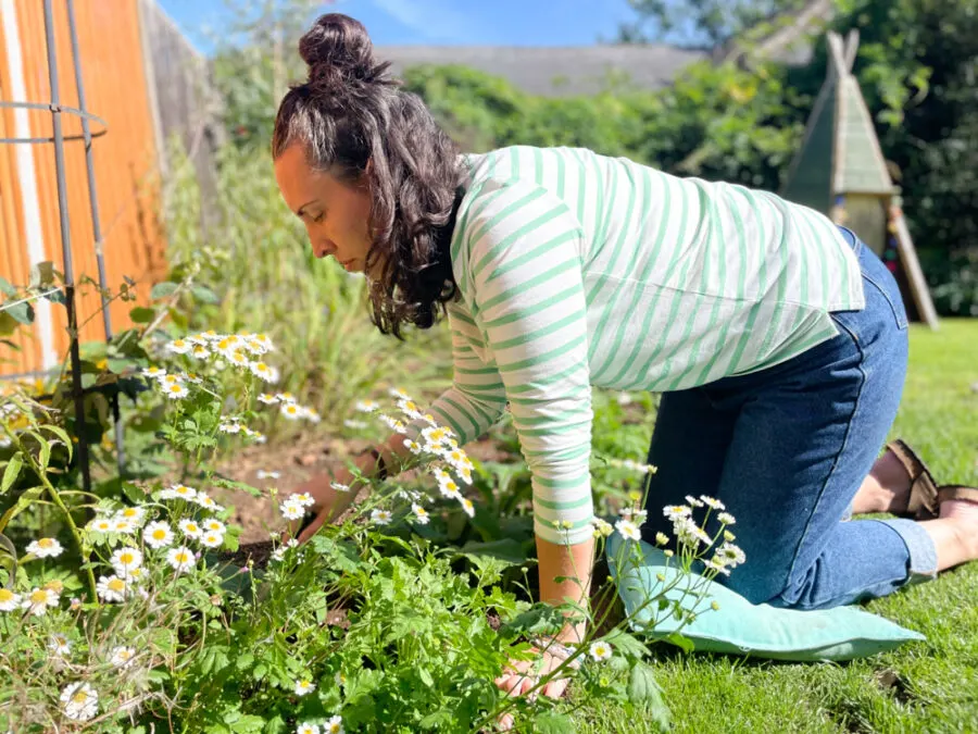 digging in the garden