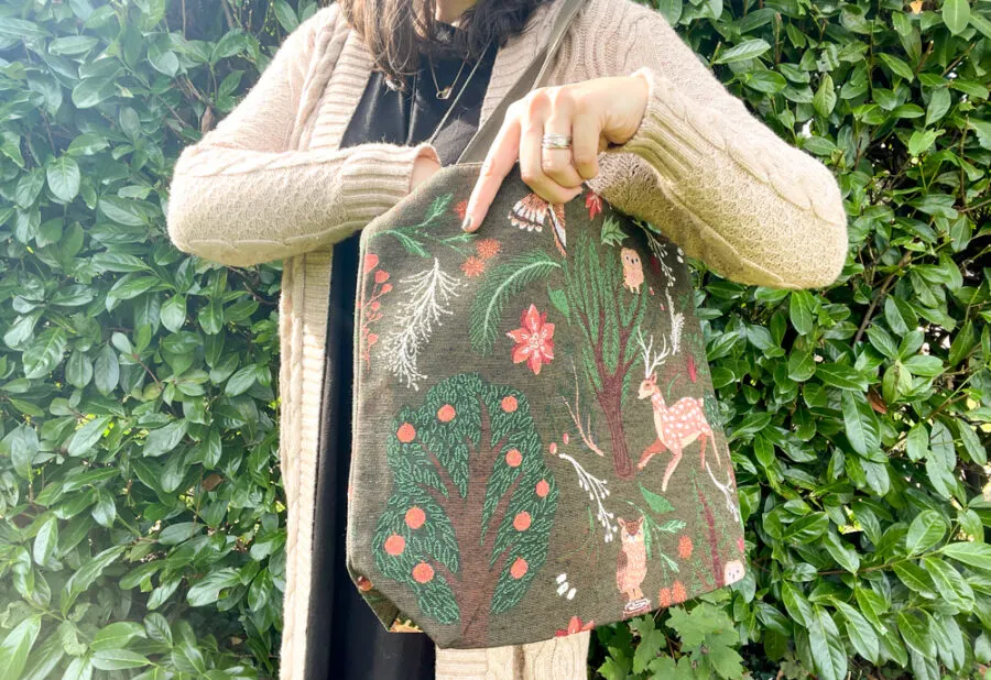 Cotton traders woodland bag style
