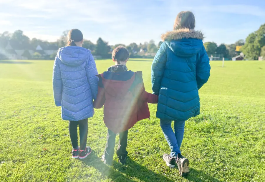 Lands' End winter coats for kids