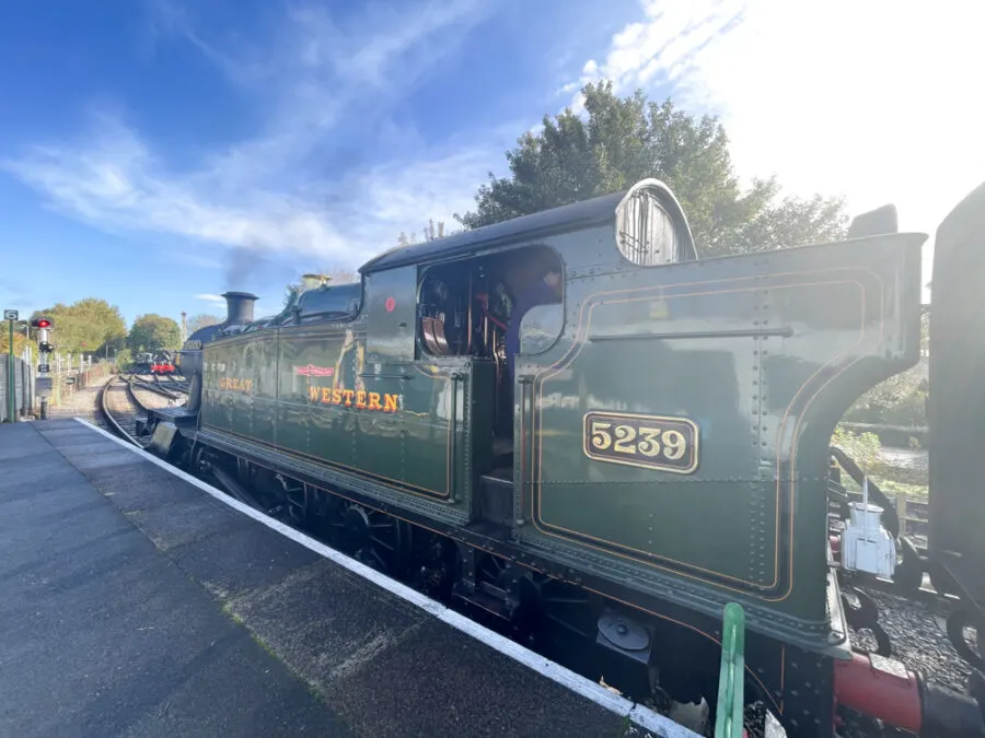 Old steam train