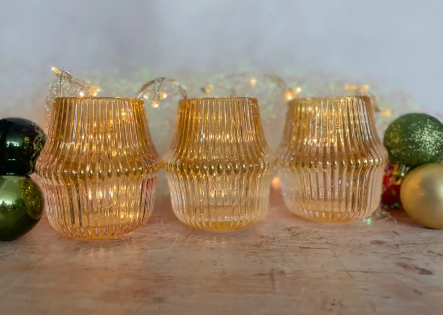 Set of 3 tealight holders