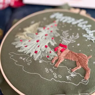 Christmas embroidery