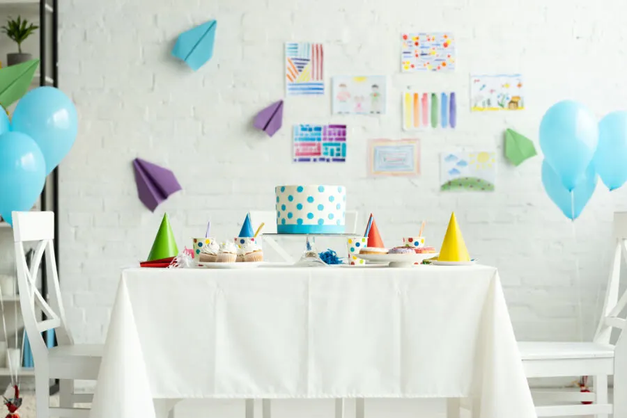 Birthday party decor